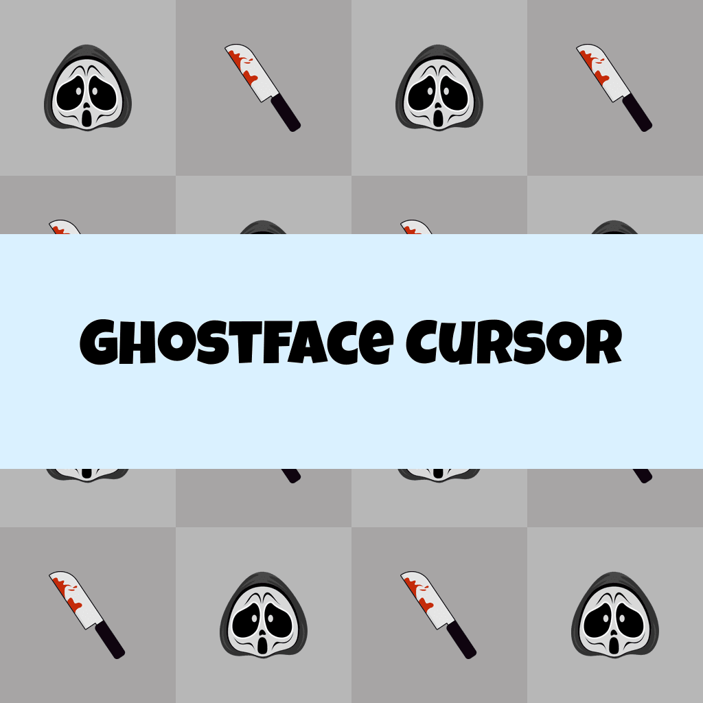 Preview Ghostface cursor custom cursor pack