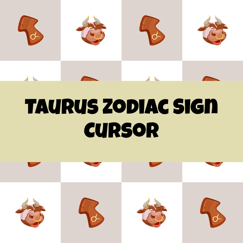 Preview Taurus Zodiac Sign cursor custom cursor pack